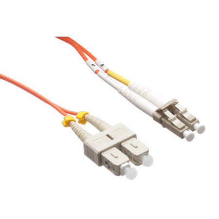 AXIOM MANUFACTURING Axiom Lc/Sc Multimode Duplex Om1 62.5/125 Fiber Optic Cable 7M LCSCMD6O-7M-AX